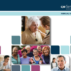 We are thrilled to bring you the CJE SeniorLife Annual Report of Fiscal Year 2023. With the pandemic and its resulting isolation in the rear-view mirror, we can reflect on how it brought our community together and made us stronger. We turn to the ways in which CJE has grown and prospered in the past year, and reflect upon the gifts that we have—our clients and residents, our generous supporters, our devoted volunteers, and our dedicated staff.