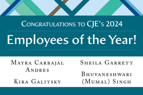 Each year, four outstanding employees who embody the best of CJE SeniorLife, are recognized by their co-workers.
