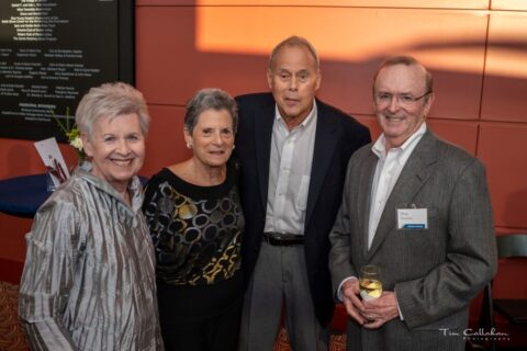 Don C. Trossman, CJE Board Member (far right), and guests