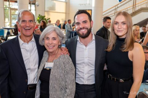 Judy L. Smith, CJE Board Member (second from left), and guests