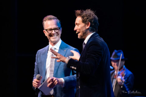 Chris Hensley, Auctioneer and Lior Suchard, Master Mentalist