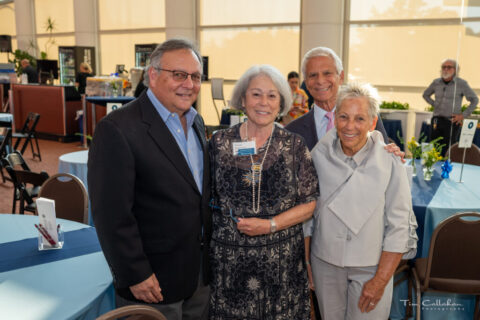 Susan Ringel Segal, CJE Board Vice Chair (second from left) and Kenneth F. Lorch, CJE Board Chair (second from right), and their spouses