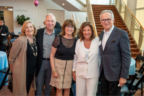 Allan Goldstein (far right), CJE Board Member, and guests